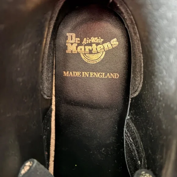 Rare Dr.MARTENS AirWair Boots STINGRAY MIE Made In England unisex US W9/M8 – NEW - Picture 11 of 16